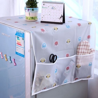 Tấm phủ tủ lạnh chống bụi, chống nước tiện dụng có túi đựng đồ