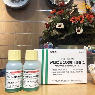 Tinh chất mọc tóc thảo dược Sato AROVICS Solutions 5% Nhật Bản