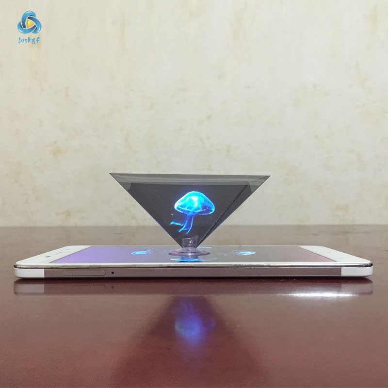Giá đỡ điện thoại chiếu video hologram 3D kiểu kim tự tháp