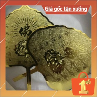 Lá bồ đề ❤️ dát vàng 24k❤️ để ví , ốp điện thoại may mắn bình an set 10 lá