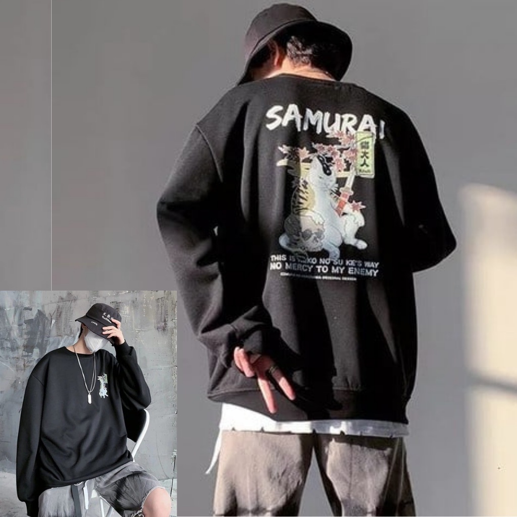 Trang Phục Hồi Giáo Chính Thức - Áo Khoác Nỉ Lông Cừu Dày Dặn Cao Cấp Hình Samurai Anime Cơ Bản Chất Lượng Cao Cho Nam Tuổi Teen