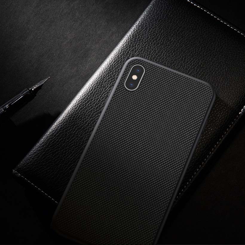 ỐP LƯNG IPHONE X - XS NILLKIN TEXTURE NYLON FIBER CHÍNH HÃNG