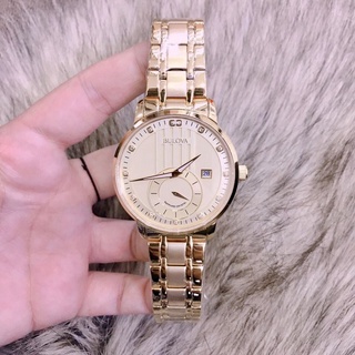 Đồng Hồ Nam Bulova 03 Kim Quartz Dây Kim Loại 40mm