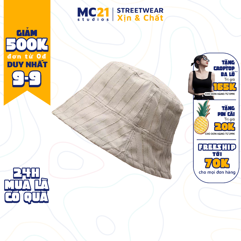 Nón bucket vành cụp tua rua MINION CLOTHING Unisex nam nữ Ulzzang Streetwear Hàn Quốc mũ form đẹp xịn M3004