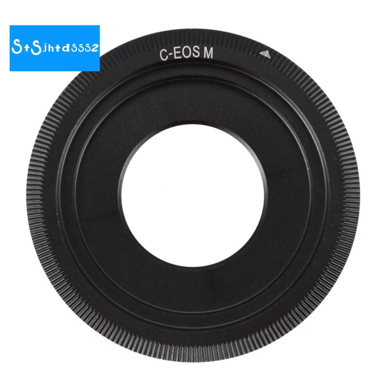 Black C-Mount Cine Movie lens For Canon EOS M M2 M3 Camera Lens Adapter Ring CCTV lens C-EOS M