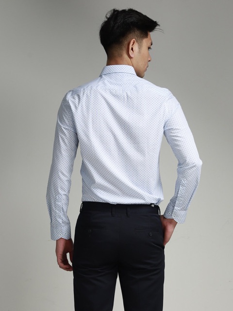 Áo Sơ Mi Nam Aristino ALS31407-Slim-  Từ Sợi Tre Kháng Khuẩn Còn 43