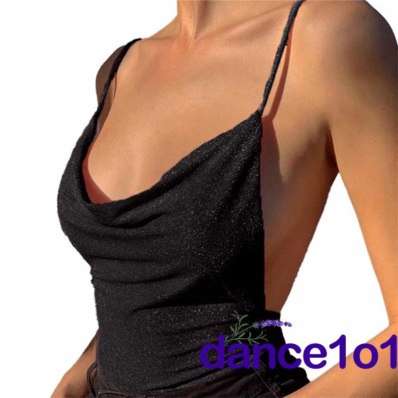 Áo Sát Nách Thời Trang Thiết Kế Cổ V Hở Lưng Quyến Rũ