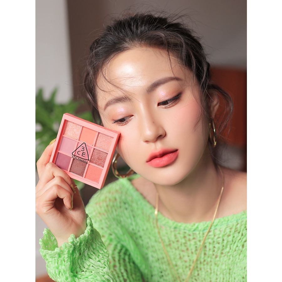 BẢNG PHẤN MẮT 3CE 9 Ô MULTI EYE COLOR PALETTE BEACH MUSE CHÍNH HÃNG