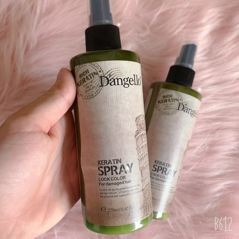 Xịt dưỡng tóc siêu mượt Dangello Keratin Spray 250ml