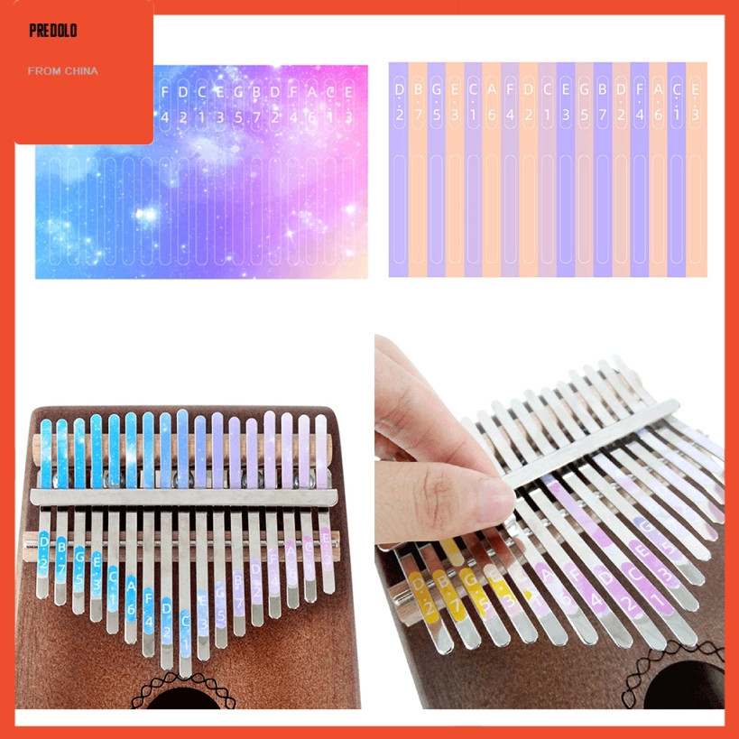 Miếng Dán Ghi Chú Đàn Kalimba 17 Phím Cho Người Mới Bắt Đầu Học Nhạc