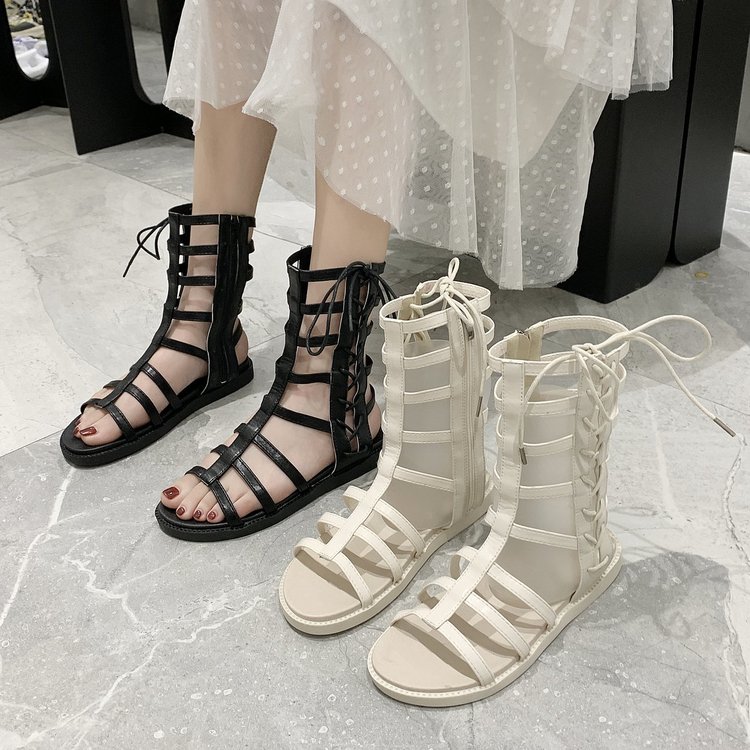 Xăng đan Hở Ngón Khóa Kéo Thời Trang Cho Nữ