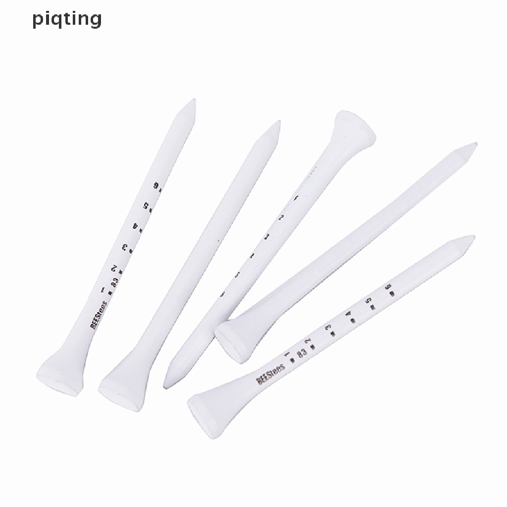 Piqt 50PCS Professional Golf Tees 83mm White Golf  Tee Scale Golf Tees EN