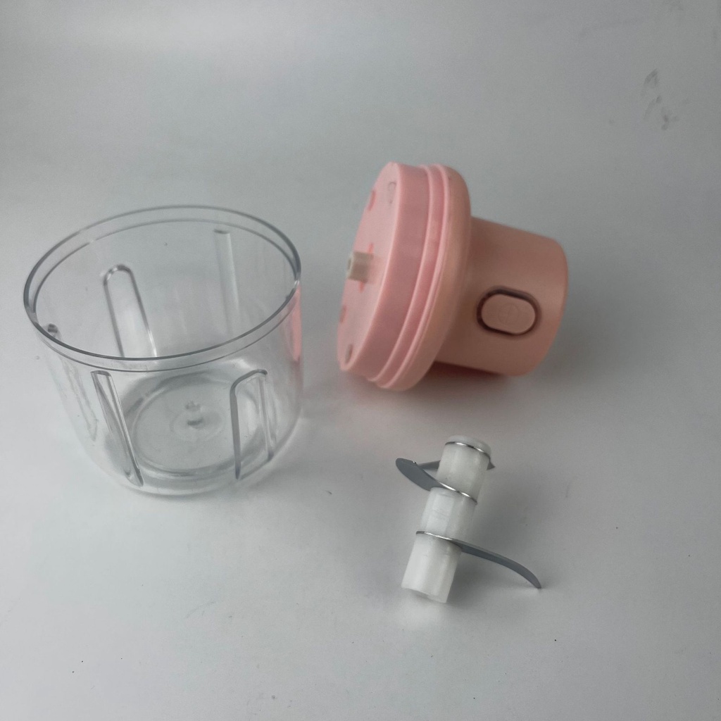 Máy Xay Tỏi Ớt Mini Bằng Điện Sạc Pin 250ml