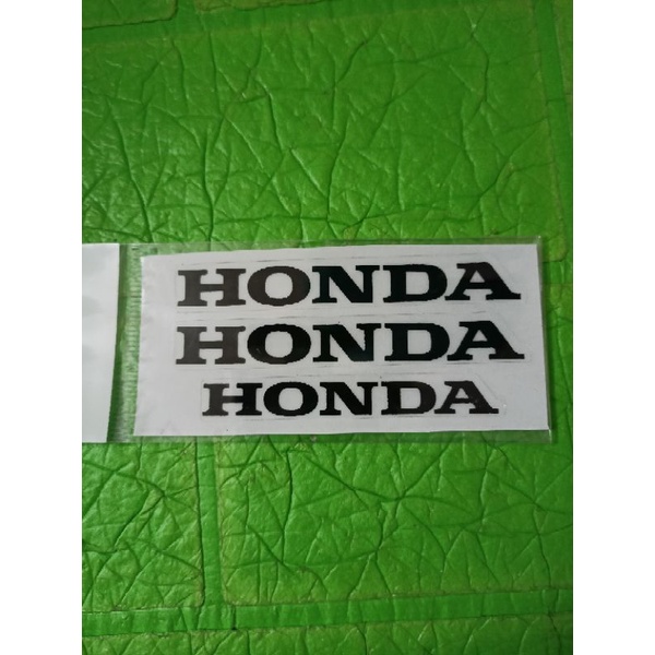 Bộ tem chữ Honda màu đen