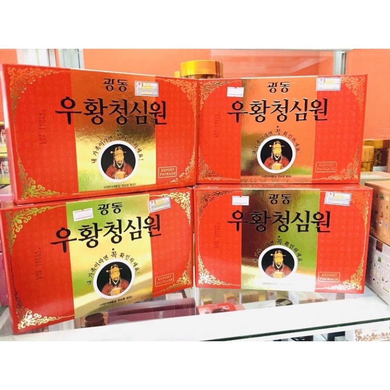 [DATE MỚI] An Cung Ngưu Hoàng Hoàn Hình Ông Cụ Hàn Quốc Hộp 10Viên chống dot quy [ Hàng Mới Về ]