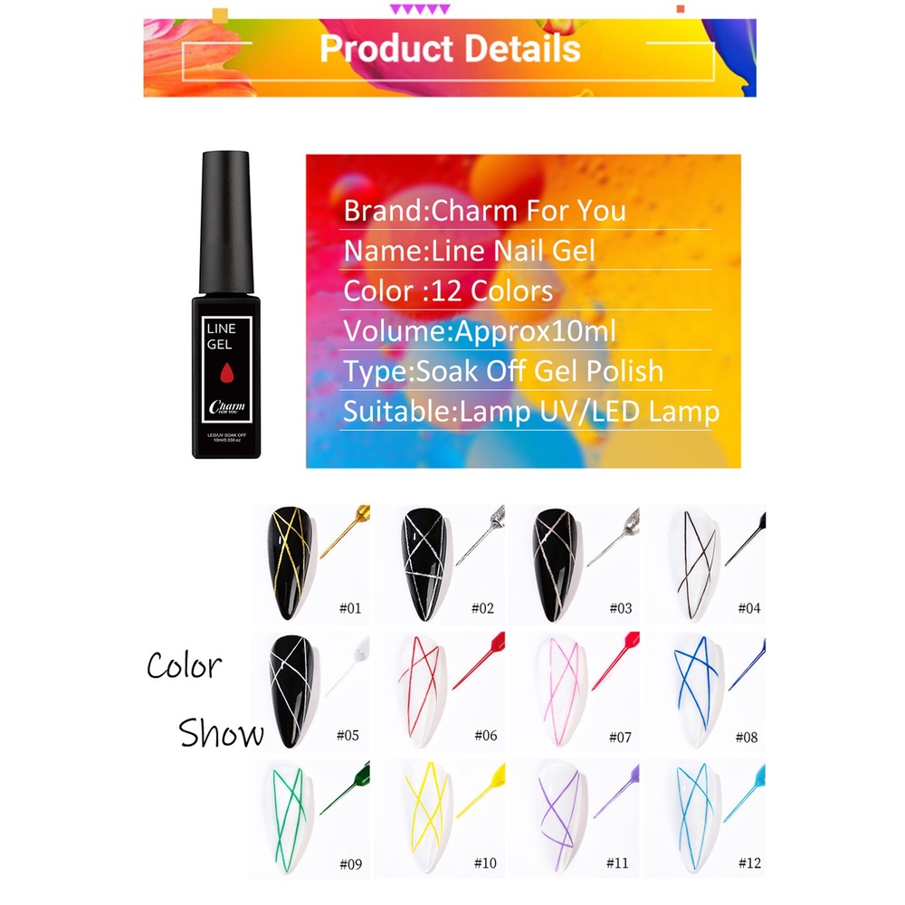 Bộ sơn móng tay dạng gel UV ANNIES 12 màu quyến rũ bán vĩnh viễn dùng làm thủ công