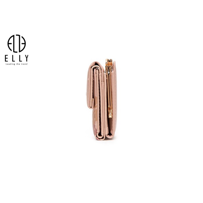 Ví nữ cầm tay thời trang cao cấp ELLY xanh , đen, hồng phong cách trẻ trung hiện đại bảo hành 3 tháng – EVH75