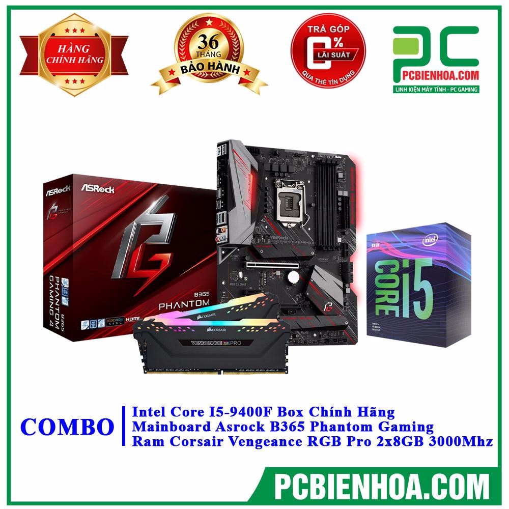 [Mã SKAMPUSHA7 giảm 8% đơn 250k]Combo Intel (i5-9400F/B365/16GB) | BigBuy360 - bigbuy360.vn