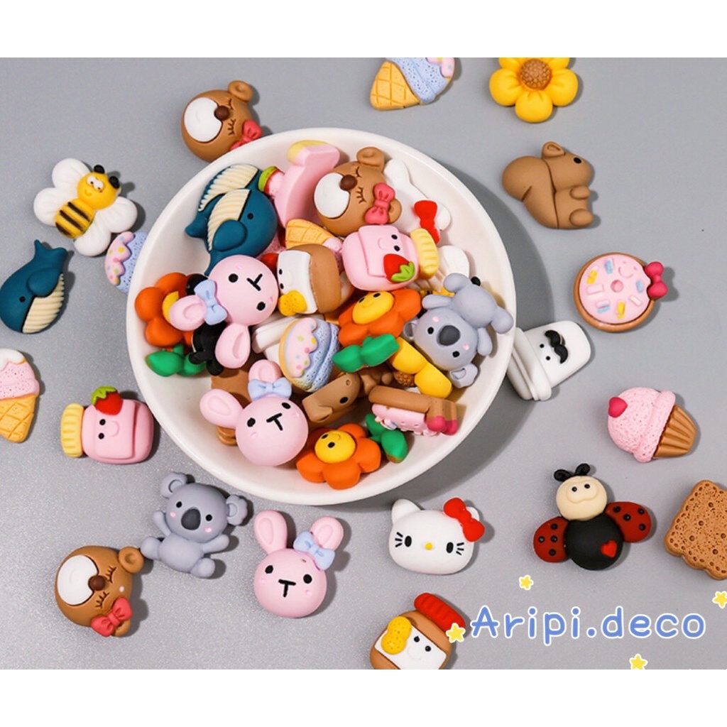 Charm nhỏ xinh thú cưng bánh kẹo B64 /Nguyên liệu làm phụ kiện handmade vòng tay / resin