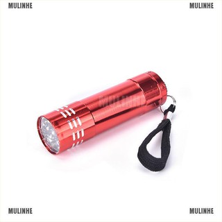 Đèn Pin UV Mini 9 Bóng LED Siêu Sáng
