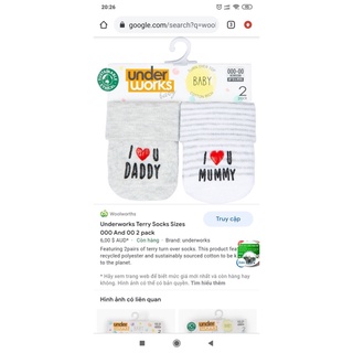Set 2đ tất sơ sinh cho bé