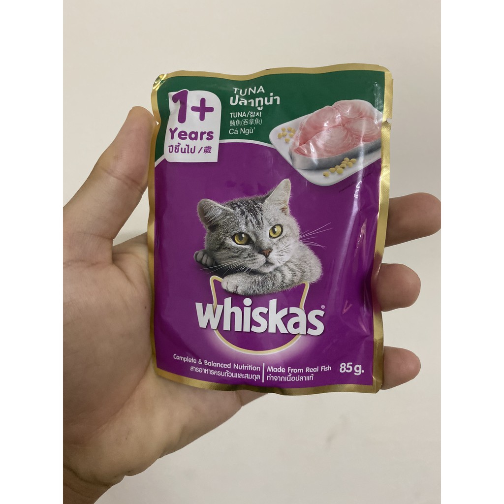 Thức ăn Pate Whiskas cho mèo 85gram