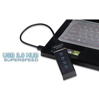 Bộ chia USB Hub thành 4 cổng USB màu xanh