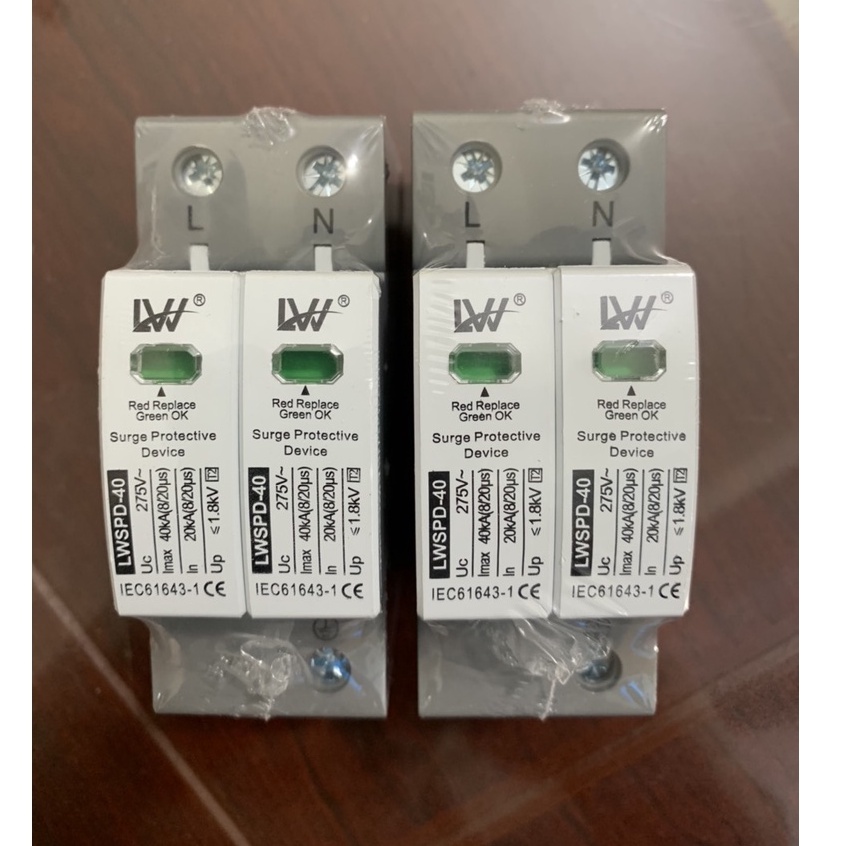 Chống sét AC LWSPD-40 275V 2P 20KA-40KA