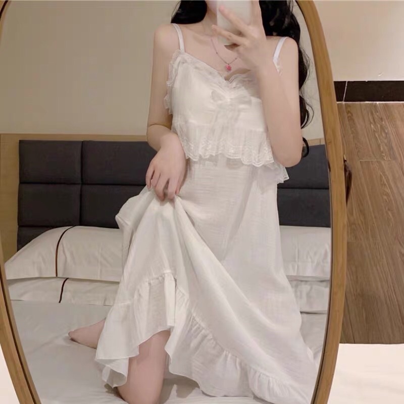 ORDER giá gốc VÁY 2 DÂY / ÁO KHOÁC NGOÀI CÔNG CHÚA SEXY rẻ nhất shopee