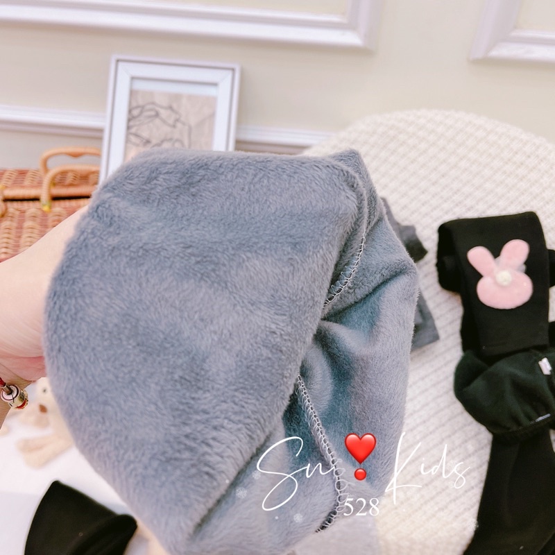 SIZE 8-27kg: Quần legging lót lông siêu ấm cho bé gái - QLLL