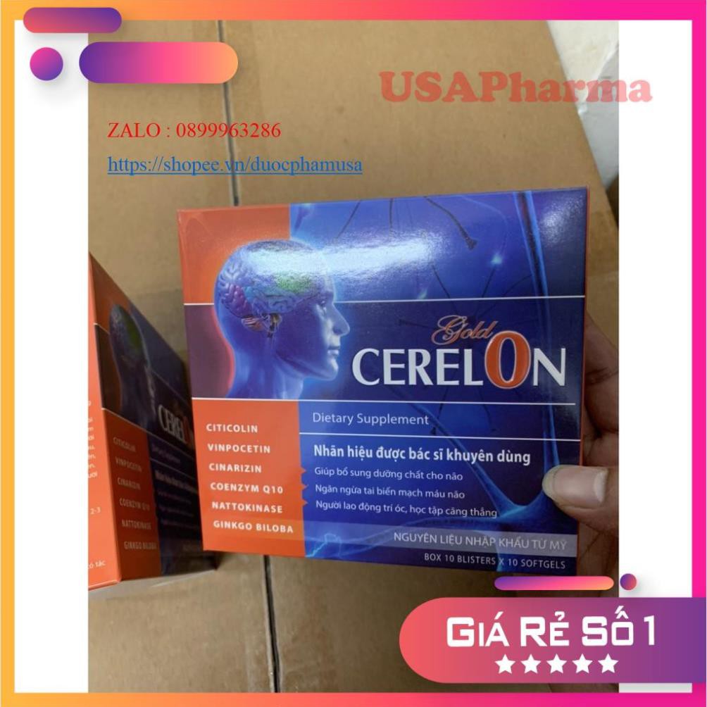 Viên bổ não cerelon gold tăng cường lưu thông tuần hoàn máu não | BigBuy360 - bigbuy360.vn
