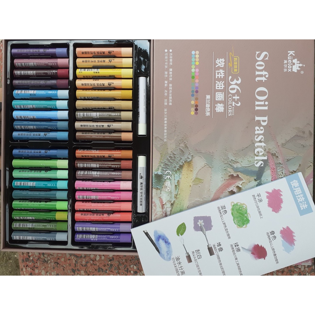 [SUMMER] MÀU SÁP DẦU KUELOX/ SÁP DẦU HẠNG HỌA SỸ SOFT OIL PASTEL