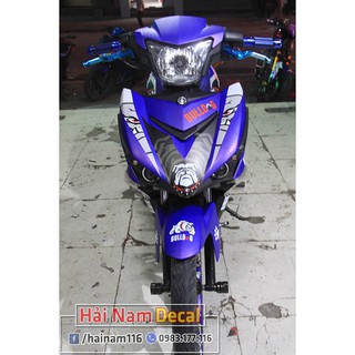 Tem Trùm Exciter 150 Xanh Trắng Pulldog