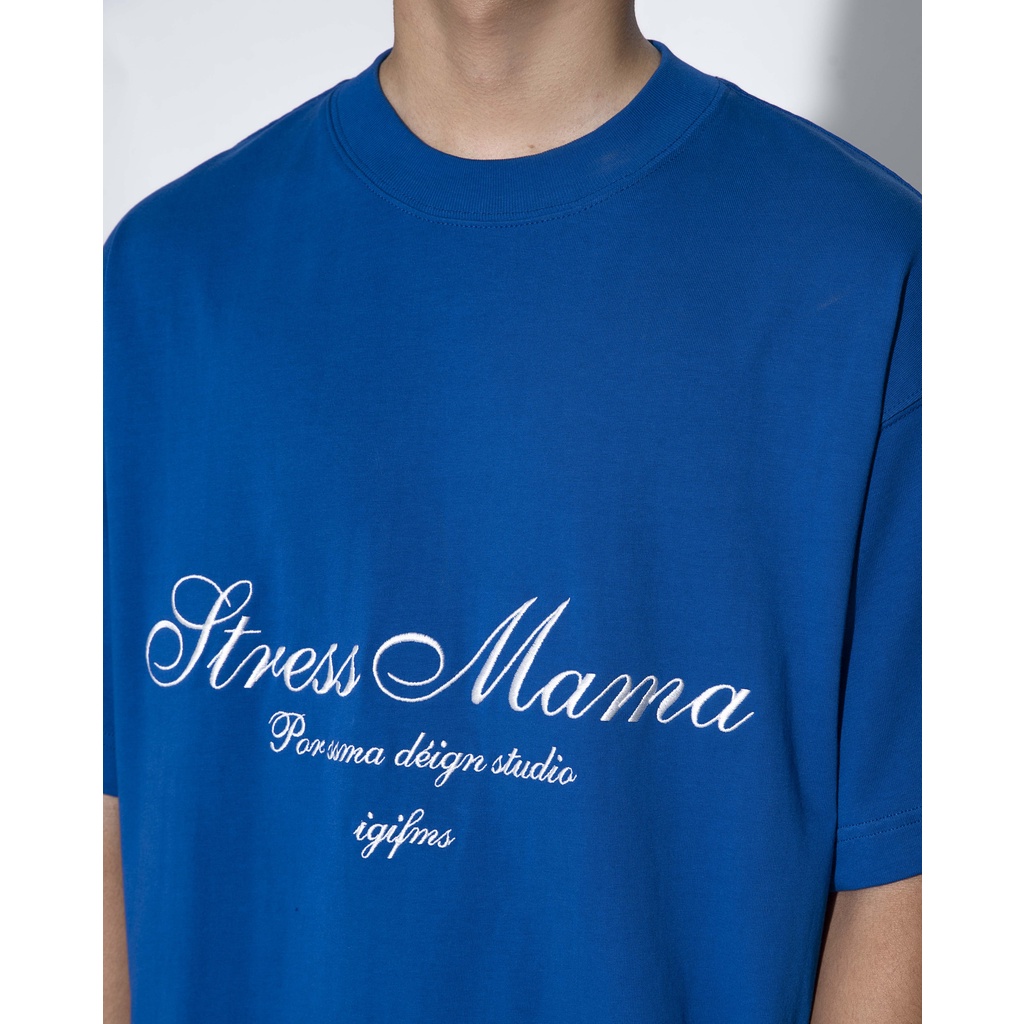 Áo thun STRESSMAMA 365 SEASONAL T-SHIRT - CLASSIC BLUE