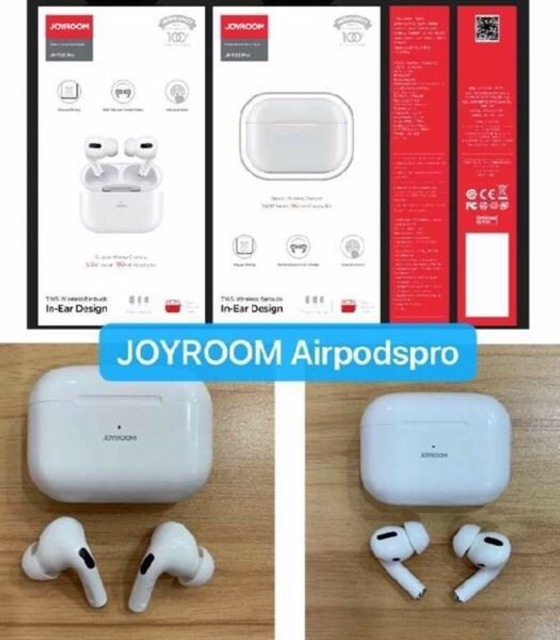 Tai nghe Bluetooth AIRPOD PRO JOYROOM JR-T03 Pro (chính hãng BH 06 tháng) (BM-03324)