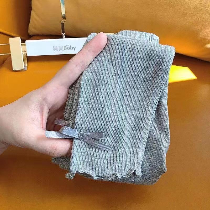 Quần Legging Vải Lụa Mát Mỏng Kiểu Phương Tây Thời Trang Xuân Hè Hàng Mới 2022 Cho Bé Gái