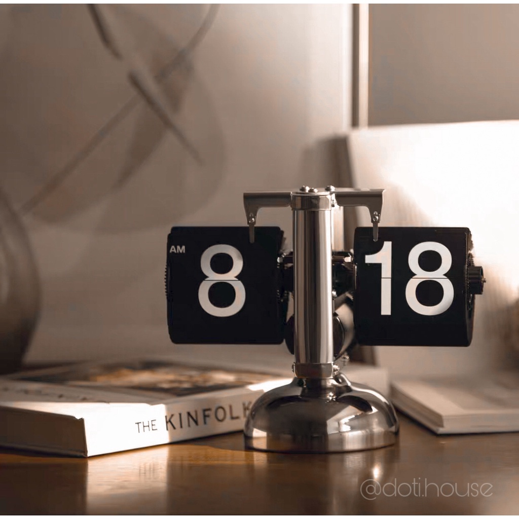 Đồng hồ để bàn đơn giản và sang trọng, trang trí bàn làm việc, tủ, kệ, decor phòng và nhà cửa | DOTI House