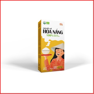 Gạo hữu cơ hoa nắng vàng lúa chín