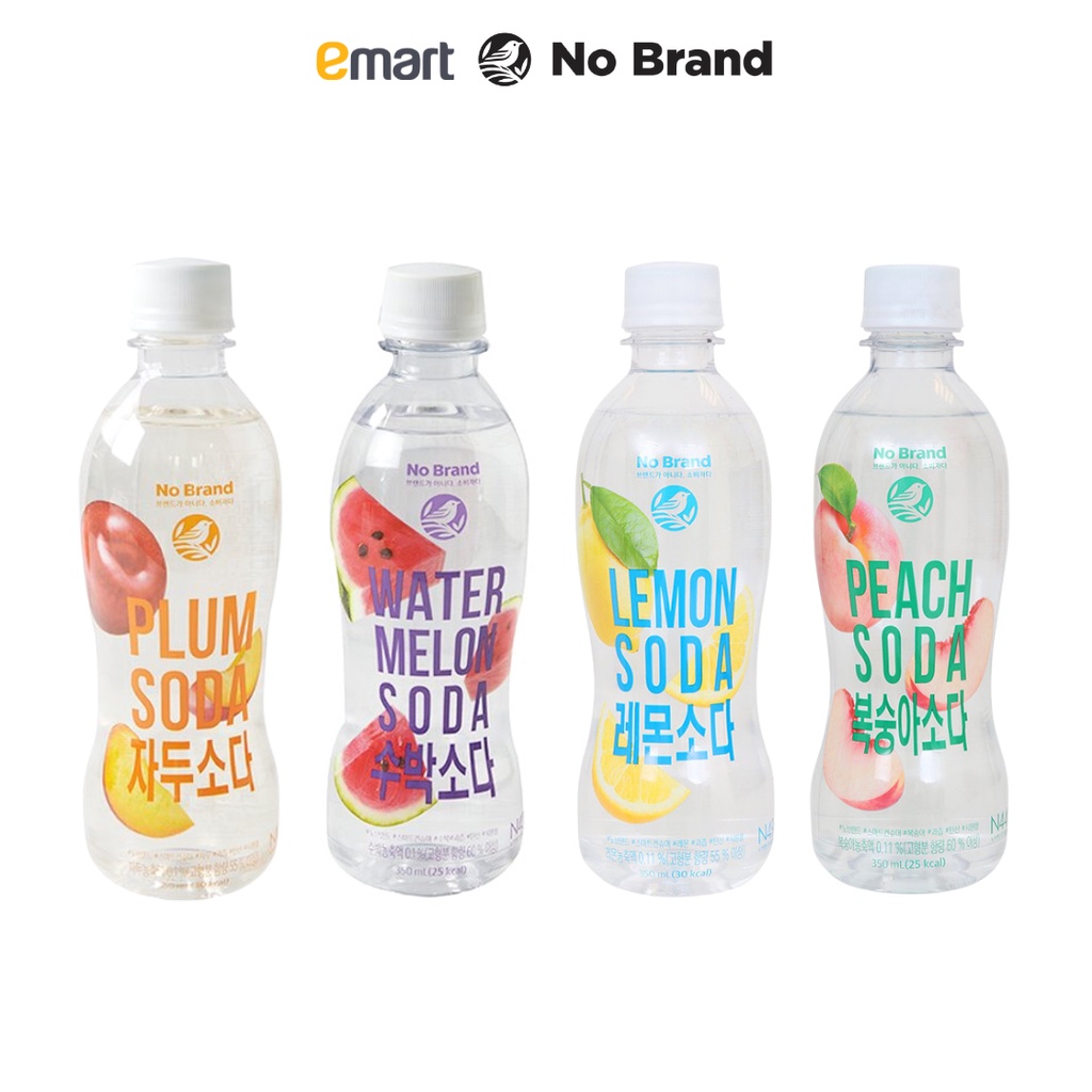 Nước Uống Có Ga Soda Vị Trái Cây No Brand 350ml - Emart VN