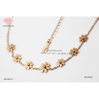 Dây Chuyền TiTan Mặt 7 Hoa Mai