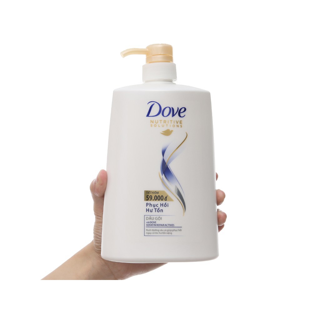 (FREESHIP) Dầu gội Dove phục hồi hư tổn 900g