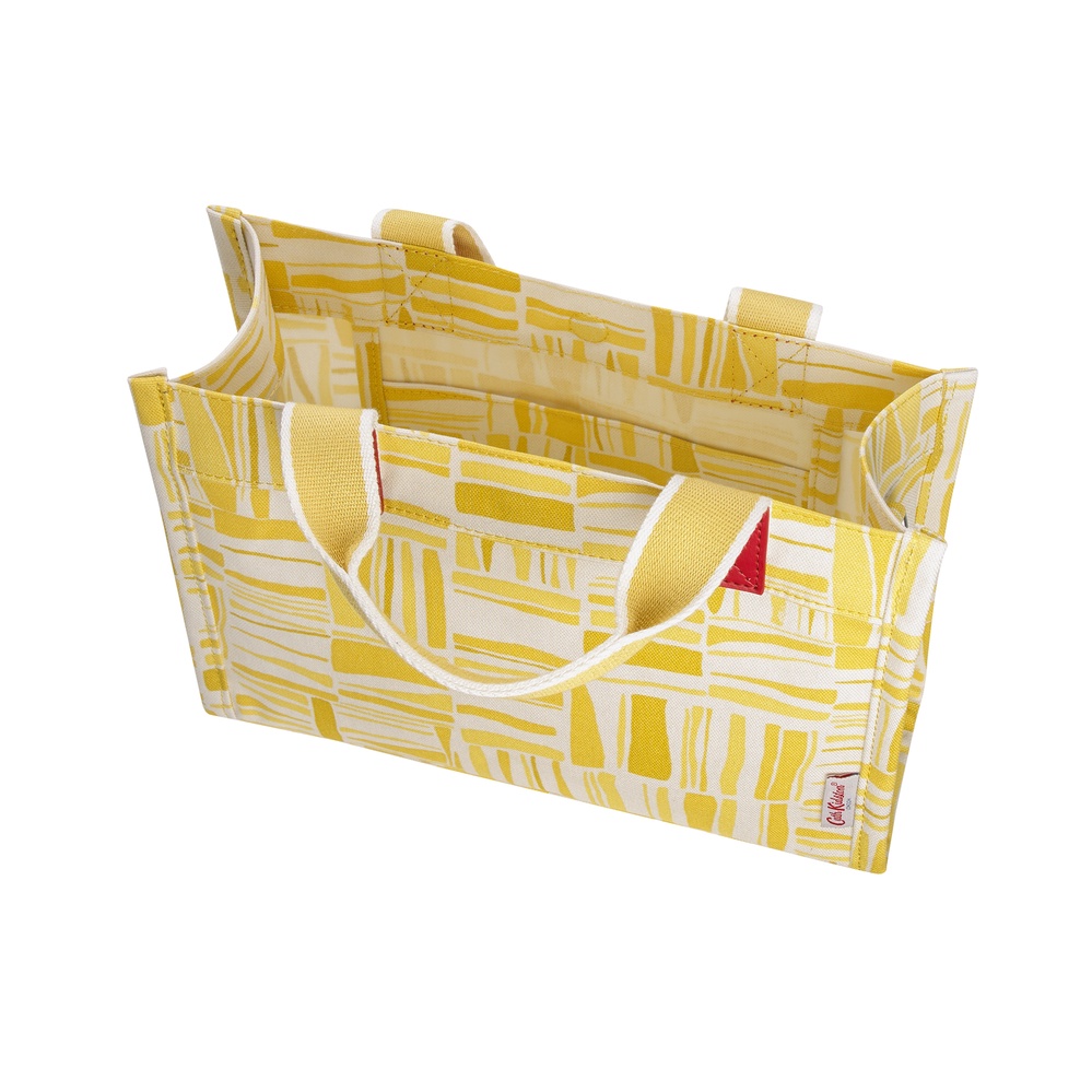 Cath Kidston - Túi đeo chéo Mini Milly Tote Painted Woodblock - 1002041 - Yellow