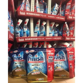 Viên Rửa Bát Tổng Hợp  Finish 150 viên nhật bản Dành Cho Máy Rửa Bát