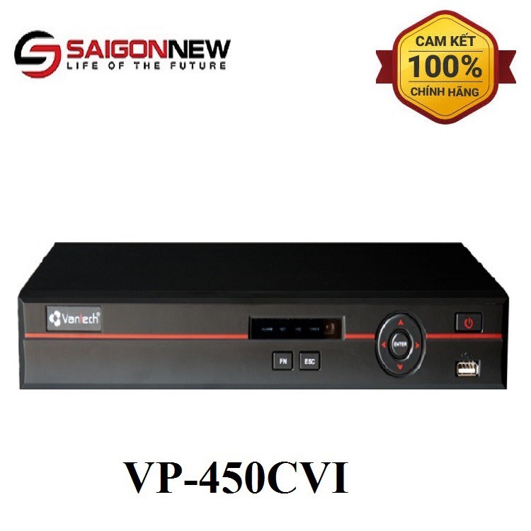 Đầu ghi hình HDCVI 4 kênh VANTECH VP-450CVI