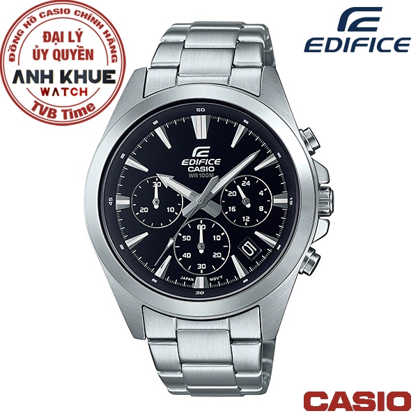 Đồng hồ nam dây kim loại Casio Edifice chính hãng Anh Khuê EFV-630D-1AVUDF