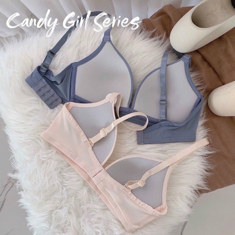 ♥️ Hàng Mới Về♥️Áo lót áo ngực không gọn mỏng thông hơi Candy girl siêu mát siêu êm A1004