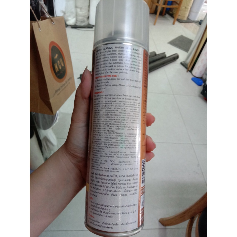 Chai xịt chống thấm - chống ẩm chính hãng thái lan BOsny tiện dụng 500cc