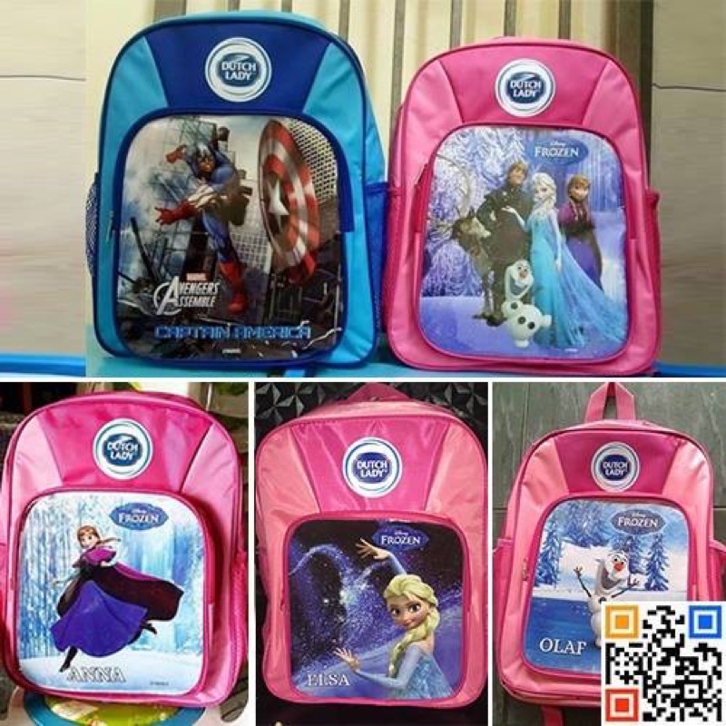 Balo nhân vật hoạt hình cho bé mẫu giáo và tiểu học.