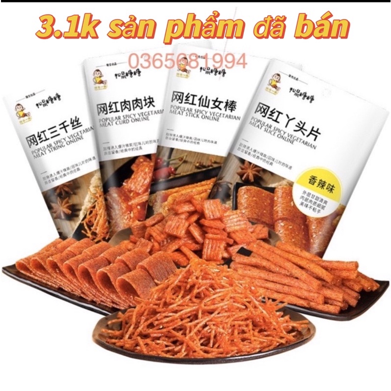 Thanh que cay đủ loại nội địa- Đồ ăn vặt siêu hot hit