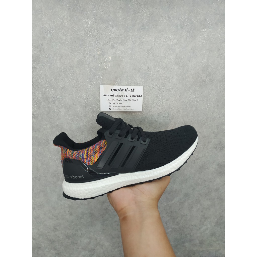 Giày Ultra boost đen thổ cẩm